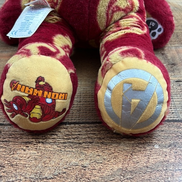Iron Man Avengers Build A Bear Plush Toy Stuffed Animal 16" Retired Marvels - Picture 6 of 8